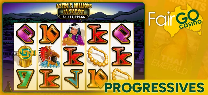 Progressives pokies at FairGo Casino